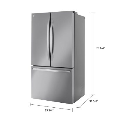 LG 27 cu. ft. Smart Counter-Depth Max French Door Refrigerator