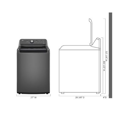 LG 5 Cu. Ft. Top Load Washer, Choose Color