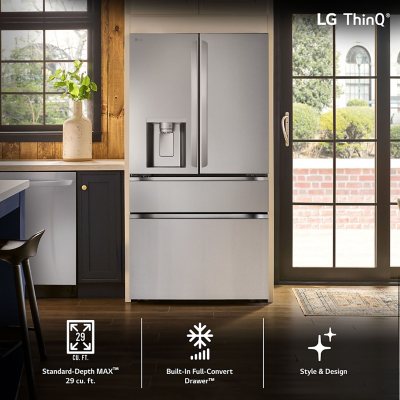 LG 29 cu. ft. Standard Depth Refrigerator with Full-Convert Drawer
