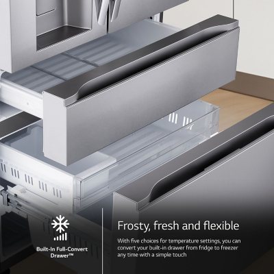 LG 29 cu. ft. Standard Depth Refrigerator with Full-Convert Drawer