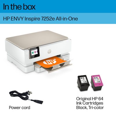 HP Envy Inspire 7252e Wireless All-in-One Inkjet Printer, 2Z1C2A