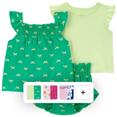 Carter's Girls 3-Piece Diaper Cover Set