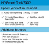 HP 7002 Smart Tank All-in-One Inkjet Printer, 28B50A#B1