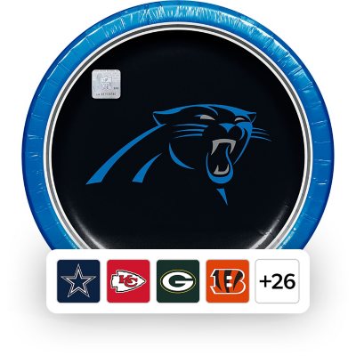 NFL Dinner Paper Plates, 10", 85 ct., Choose Team