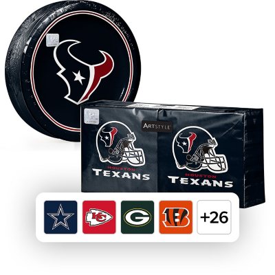 NFL Paper Plates & Napkins Kit, 285 ct., Choose Team