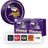 NFL Paper Plates & Napkins Kit, 285 ct., Choose Team