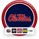 NCAA Paper Plates, 10", 85 ct., Choose Your Team