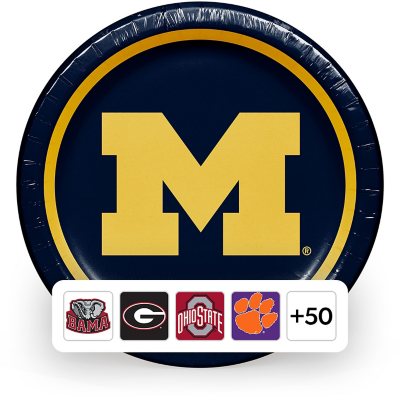 NCAA Paper Plates, 10", 85 ct., Choose Your Team