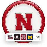 NCAA Paper Plates, 10", 85 ct., Choose Your Team