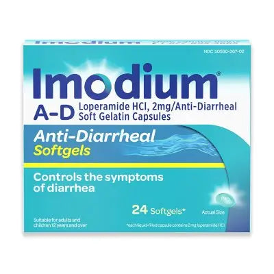 Imodium Anti-Diarrheal Softgels, 24 ct.