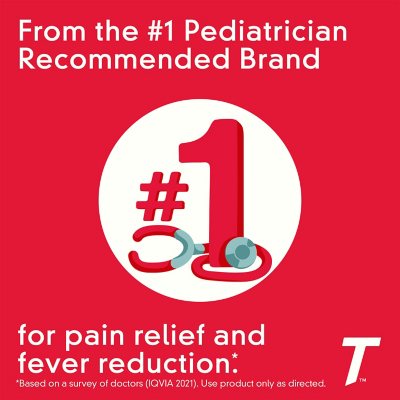 Children's Tylenol Oral Suspension, Cherry, 4 oz., 3 pk.