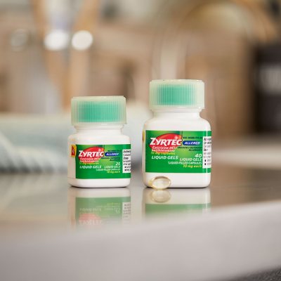 Zyrtec 24 Hour Allergy Relief Liquid Gels 65 ct.