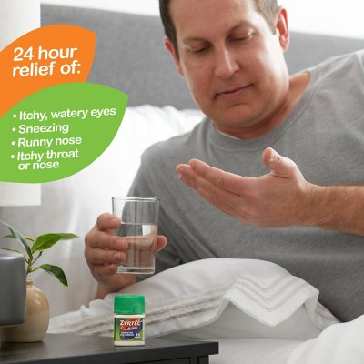 Zyrtec Antihistamine Allergy Tablets, 10 mg 120 ct.