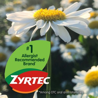 Zyrtec Antihistamine Allergy Tablets, 10 mg 120 ct.