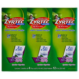 Children's Zyrtec Antihistamine Allergy Liquid, Grape 4 fl. oz., 3 pk.