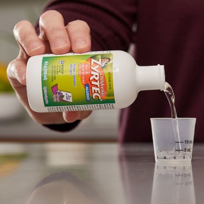 Children's Zyrtec Antihistamine Allergy Liquid, Grape 4 fl. oz., 3 pk.
