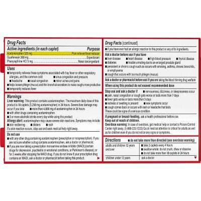 Tylenol Sinus Severe Daytime Caplets, 24 ct., 3pk.