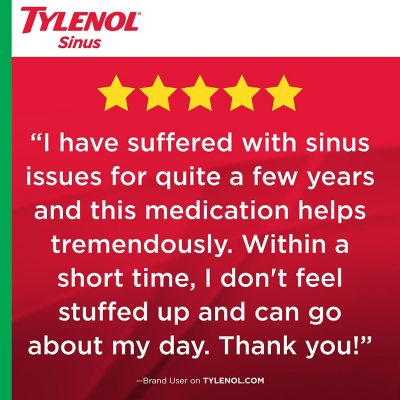 Tylenol Sinus Severe Daytime Caplets, 24 ct., 3pk.