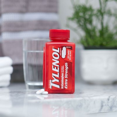 Tylenol Extra Strength Pain Relief Caplets, 500 mg Acetaminophen, 325 ct.