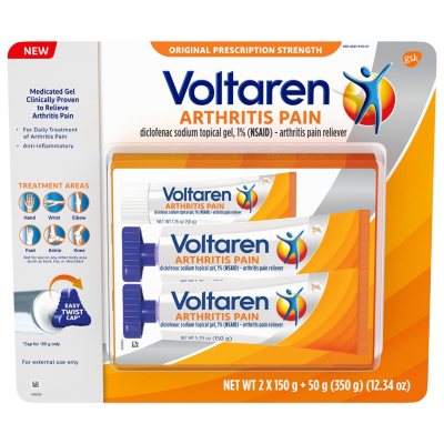 Voltaren Topical Arthritis Pain Relief Gel  5.3 oz. 2 pk., + 1.7 oz.