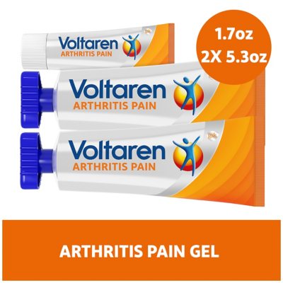Voltaren Topical Arthritis Pain Relief Gel 5.3 oz. 2 pk., + 1.7 oz.