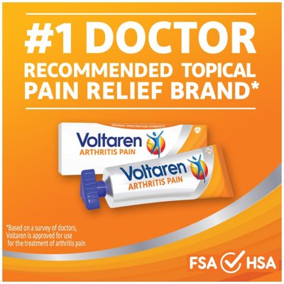Voltaren Topical Arthritis Pain Relief Gel 5.3 oz. 2 pk., + 1.7 oz.