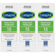 Cetaphil Daily Facial Moisturizer with Sunscreen, SPF 15, 4 oz., 3 pk.