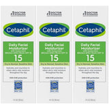 Cetaphil Daily Facial Moisturizer with Sunscreen, SPF 15, 4 oz., 3 pk.