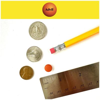 Advil Pain Reliever and Fever Reducer Tablet NSAID, 200 mg Ibuprofen, 360 ct.