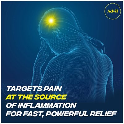 Advil Pain Reliever and Fever Reducer Tablet NSAID, 200 mg Ibuprofen, 360 ct.