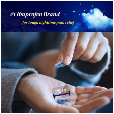 Advil PM Pain Reliever and Nighttime Sleep Aid Caplets, 200 ct.