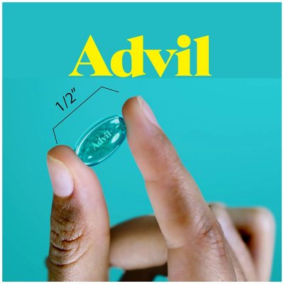 Advil Liqui-Gels Pain Reliever and Fever Reducer Capsules, 200 mg Ibuprofen, 120 ct./pk., 2 pk.