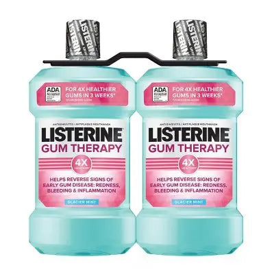 Listerine Gum Therapy Anti-Gingivitis Glacier Mint Mouthwash, 50.72 fl. oz., 2 pk.