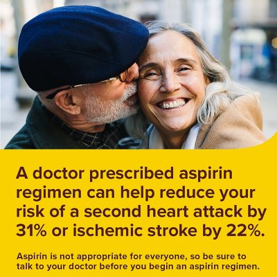 Bayer Genuine Aspirin Coated Tablets, 325 mg, 500 ct.