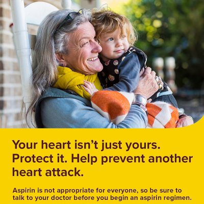 Bayer Genuine Aspirin Coated Tablets, 325 mg, 500 ct.