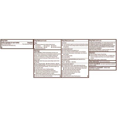 Bayer Genuine Aspirin Coated Tablets, 325 mg, 500 ct.