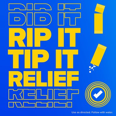 Bayer Rapid Relief Powder Packs with Aspirin & Caffeine, 60 ct.