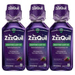 ZzzQuil Nighttime Sleep-Aid Liquid, Warming Berry 12 fl. oz./pk., 3 pk.