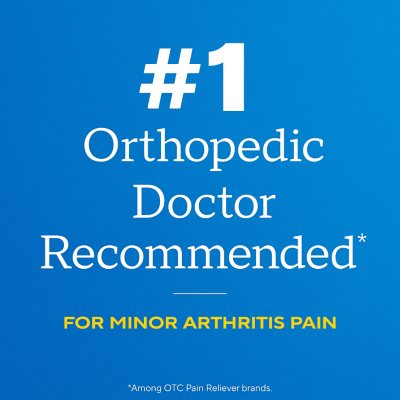 Aleve Pain Reliever Tablets, 220 mg Naproxen Sodium, Soft-Grip Arthritis Cap, 320 ct.