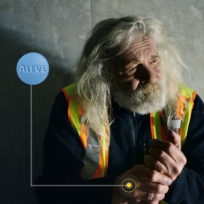 Aleve Pain Reliever Tablets, 220 mg Naproxen Sodium, Soft-Grip Arthritis Cap, 320 ct.