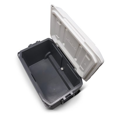 Igloo 60-Quart Sunset Roller Cooler, Gray and White