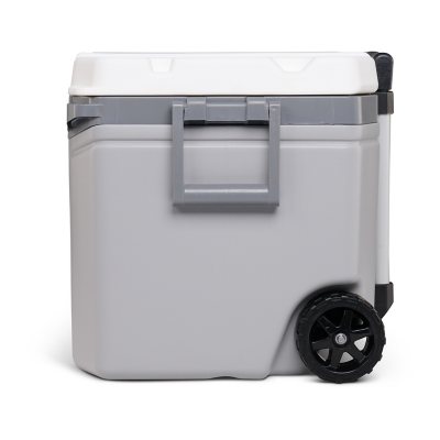 Igloo 60-Quart Sunset Roller Cooler, Gray and White