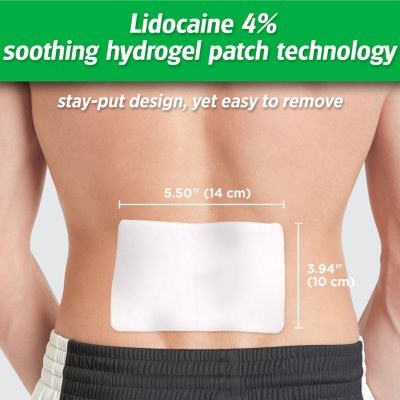 Salonpas Lidocaine Pain-Relieving Gel-Patch, 15 ct.