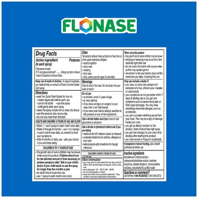 FLONASE Sensimist Allergy 24 Hour Relief Spray 120 sprays per bottle, 3 ct.