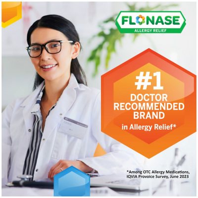 FLONASE Allergy Relief Nasal Spray 144 sprays per bottle, 3 ct.