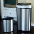 Nine Stars Stainless Steel Sensor Trash Can Set - 13.2 gal. / 2.1 gal.