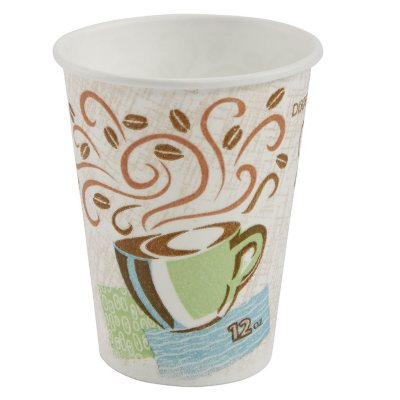 Dixie PerfecTouch Insulated Hot/Cold Paper Cups, Coffee Haze, Various Sizes