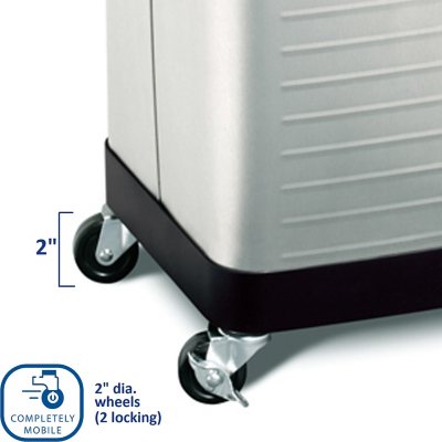 UltraHD Fingerprint Resistant Stainless Steel Trash Can (17 gal.)