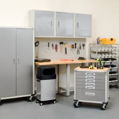 UltraHD Fingerprint Resistant Stainless Steel Trash Can (17 gal.)