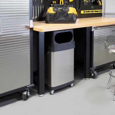 UltraHD Fingerprint Resistant Stainless Steel Trash Can (17 gal.)